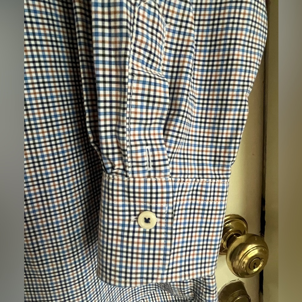 Peter Millar Button Down Ls Large - image 4